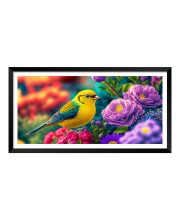 Nature Landscape Floating Frame Scenery Digital Print - 12x24 inch Modern Nature Wall Art for Living Room, Bedroom, Office, Hotels, Drawing Room