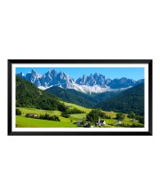 Nature Landscape Floating Frame Scenery Digital Print - 12x24 inch Modern Nature Wall Art for Living Room, Bedroom, Office, Hotels, Drawing Room