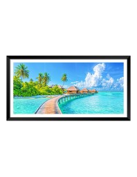 Nature Landscape Floating Frame Scenery Digital Print - 12x24 inch Modern Nature Wall Art for Living Room, Bedroom, Office, Hotels, Drawing Room