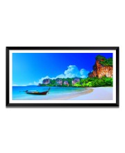 Nature Landscape Floating Frame Scenery Digital Print - 12x24 inch Modern Nature Wall Art for Living Room, Bedroom, Office, Hotels, Drawing Room