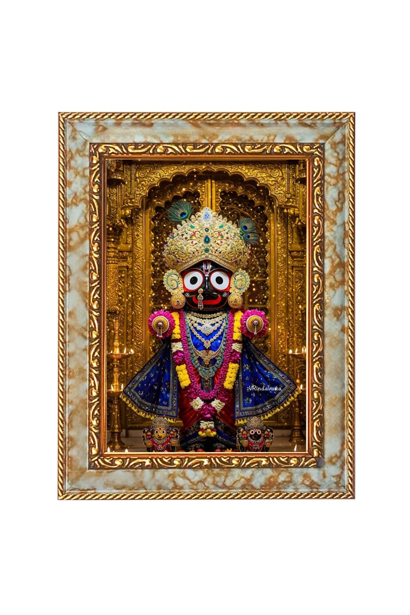 Lord jagannath Digital Print Photo 6.7x8.7 inches  (I24) - Vibrant Religious Wall Art for Home or Office Decor.
