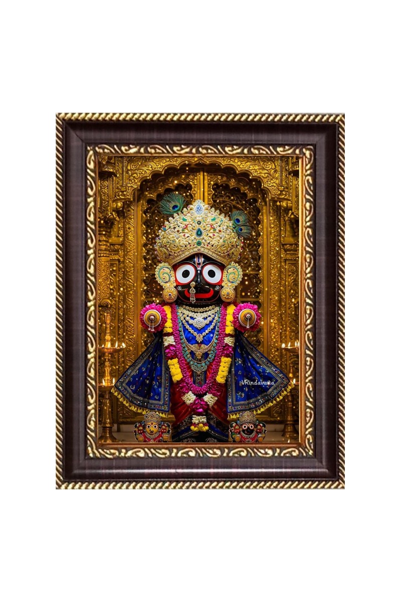 Lord jagannath Digital Print Photo 6.7x8.7 inches  (I24) - Vibrant Religious Wall Art for Home or Office Decor.