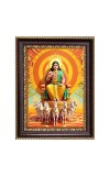 Lord surya Digital Print Photo 6.7x8.7 inches  (I24) - Vibrant Religious Wall Art for Home or Office Decor.