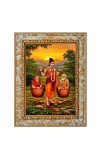  Shravan Kumar Digital Print Photo 6.7x8.7 inches  (I24) - Vibrant Religious Wall Art for Home or Office Decor.