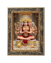 Lord Hanuman Digital Print Photo 6.7x8.7 inches  (I24) - Vibrant Religious Wall Art for Home or Office Decor.