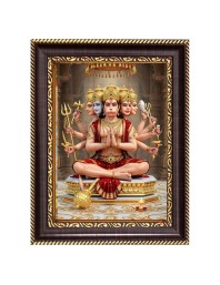 Lord Bajrang Bali Digital Print Photo 6.7x8.7 inches  (I24) - Vibrant Religious Wall Art for Home or Office Decor.