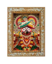 Jai Jagannath Digital Print Photo 6.7x8.7 inches  (I24) - Vibrant Religious Wall Art for Home or Office Decor.