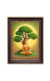 Gautam Buddha Digital Print Photo 6.7x8.7 inches  (I24) - Vibrant Religious Wall Art for Home or Office Decor.