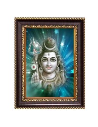 Bholenath shiv ji Digital Print Photo 6.7x8.7 inches  (I24) - Vibrant Religious Wall Art for Home or Office Decor.