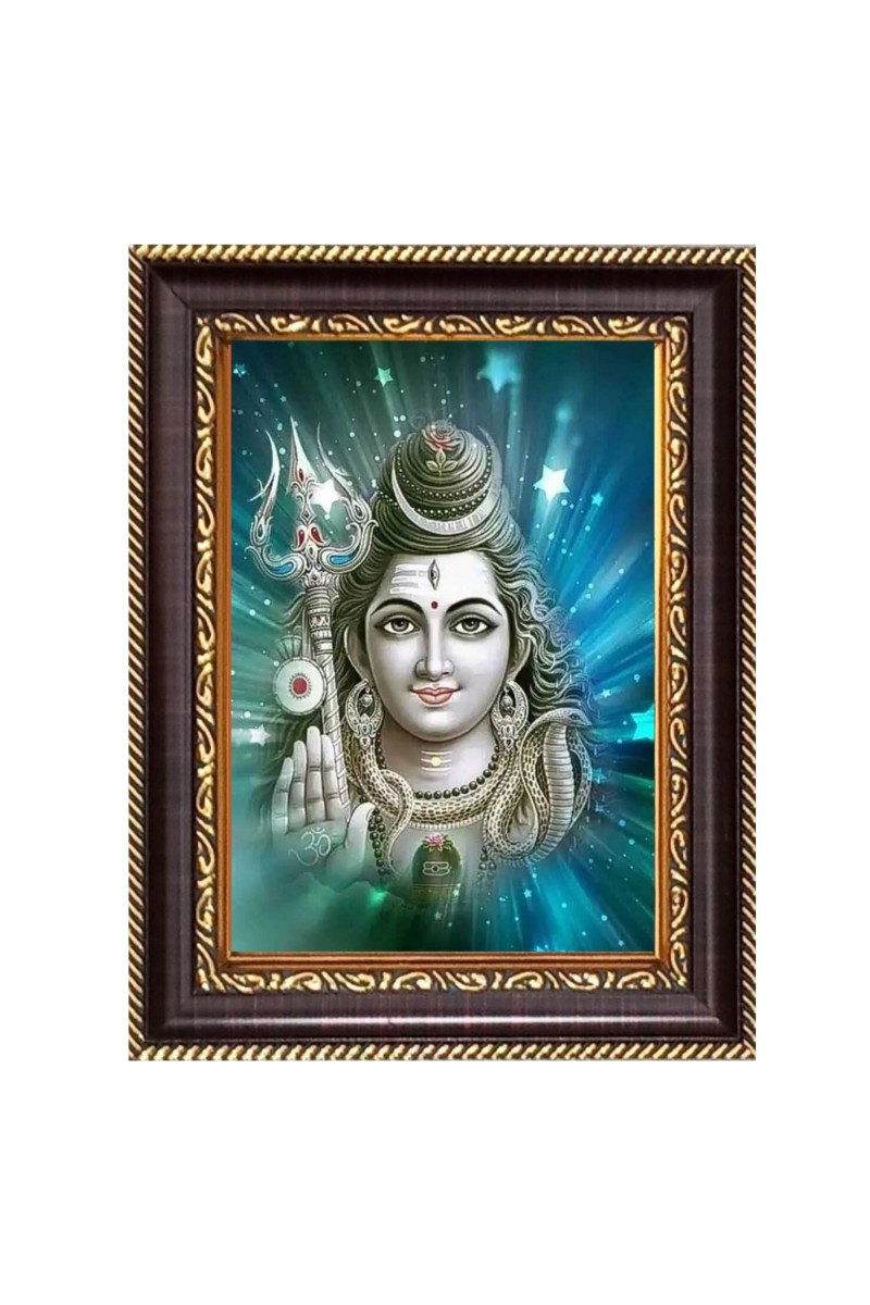 Bholenath shiv ji Digital Print Photo 6.7x8.7 inches  (I24) - Vibrant Religious Wall Art for Home or Office Decor.