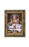Maa Saraswati Digital Print Photo 6.7x8.7 inches  (I24) - Vibrant Religious Wall Art for Home or Office Decor.