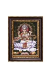 Maa Saraswati Digital Print Photo 6.7x8.7 inches  (I24) - Vibrant Religious Wall Art for Home or Office Decor.