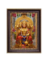 Jai Bajrang bali Digital Print Photo 6.7x8.7 inches  (I24) - Vibrant Religious Wall Art for Home or Office Decor.