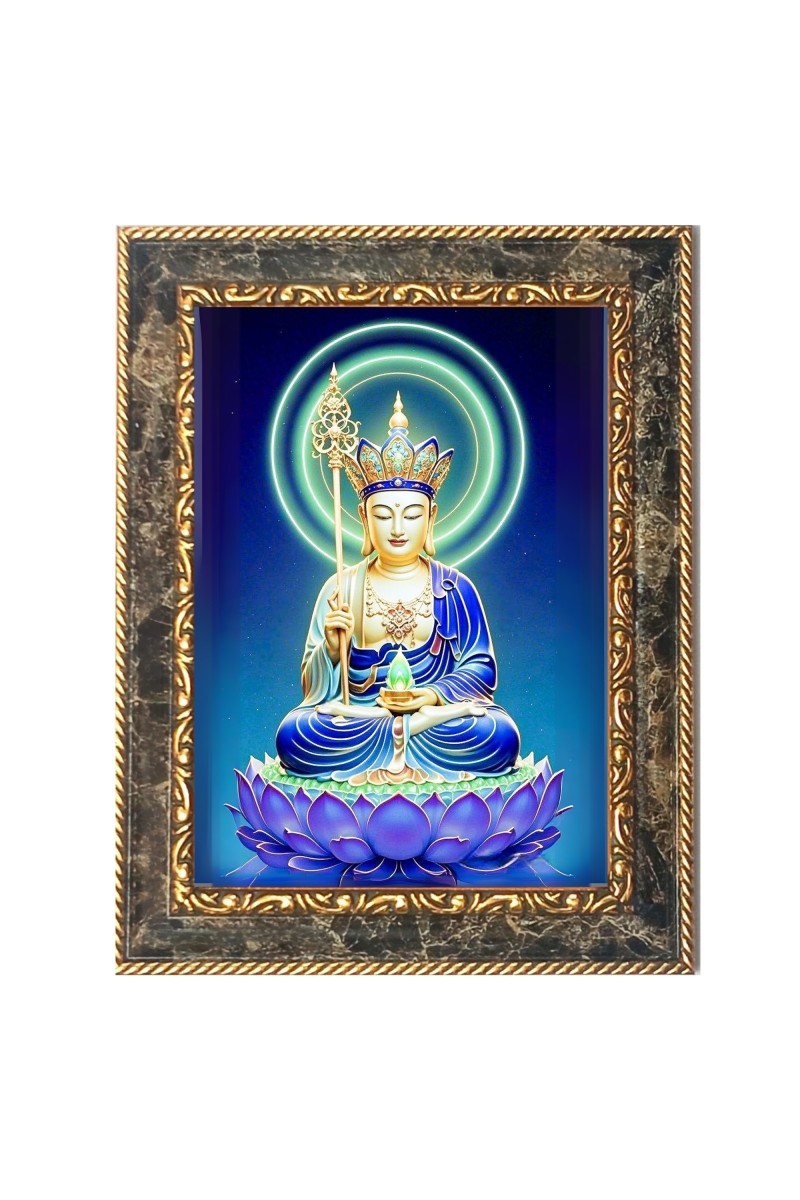 Buddhism Digital Print Photo 6.7x8.7 inches  (I24) - Vibrant Religious Wall Art for Home or Office Decor.