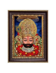 Shree Khatu Shyam Ji Digital Print Photo 6.7x8.7 inches  (I24) - Vibrant Religious Wall Art for Home or Office Decor.