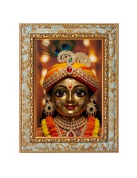 Divine Krishna Digital Print Photo 6.7x8.7 inches  (I24) - Vibrant Religious Wall Art for Home or Office Decor.