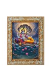 Lord vishnu Digital Print Photo 6.7x8.7 inches  (I24) - Vibrant Religious Wall Art for Home or Office Decor.