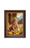 Baby Krishna Digital Print Photo 6.7x8.7 inches (I24) - Vibrant Religious Wall Art for Home or Office Decor. Baby Krishna Digital Print Photo 6.7x8.7 inches (I24) - Vibrant Religious Wall Art for Home or Office Decor.