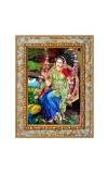 Shri Radha Digital Print Photo 6.7x8.7 inches  (I24) - Vibrant Religious Wall Art for Home or Office Decor.
