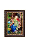 Shri Radha Digital Print Photo 6.7x8.7 inches  (I24) - Vibrant Religious Wall Art for Home or Office Decor.