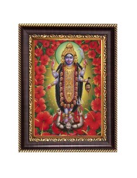 Jai Maa Kali Digital Print Photo 6.7x8.7 inches  (I24) - Vibrant Religious Wall Art for Home or Office Decor.