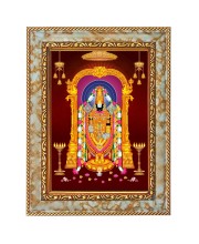 Tirupati Balaji Digital Print Photo 6.7x8.7 inches  (I24) - Vibrant Religious Wall Art for Home or Office Decor.