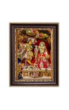 Lord Radha Krishna Digital Print Photo 6.7x8.7 inches  (I24) - Vibrant Religious Wall Art for Home or Office Decor.