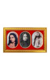 Paramahansa yogonanada Photo Frame - 8x14 Inch Brown Wooden Frame | Hindu Gods Wall Decor for Home & Office