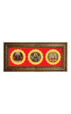 Maa kaali, manasha, annapurna Photo Frame - 8x14 Inch Brown Wooden Frame | Hindu Gods Wall Decor for Home & Office