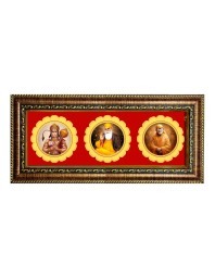 Lord hanuman, waheguru, sai baba Photo Frame - 8x14 Inch Brown Wooden Frame | Hindu Gods Wall Decor for Home & Office