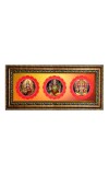 Maa durga,  Photo Frame - 8x14 Inch Brown Wooden Frame | Hindu Gods Wall Decor for Home & Office