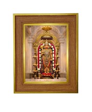 Lord Karthikeya Photo Frame  10x14 Inches-Brown Wooden Frame for Home , Office & Temple Decoration and Gifting