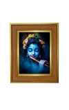 Lord krishna Photo Frame 10x14 Inches-Brown Wooden Frame for Home , Office & Temple Decoration and Gifting Lord krishna Photo Frame 10x14 Inches-Brown Wooden Frame for Home , Office & Temple Decoration and Gifting