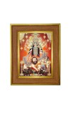 Mahishasura Mardini Photo Frame  10x14 Inches-Brown Wooden Frame for Home , Office & Temple Decoration and Gifting
