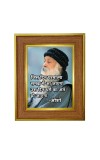 Osho Photo Frame  10x14 Inches-Brown Wooden Frame for Home , Office & Temple Decoration and Gifting