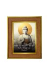 Lord buddha Photo Frame  10x14 Inches-Brown Wooden Frame for Home , Office & Temple Decoration and Gifting