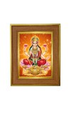 Goddess Lakshmi Photo Frame 10x14 Inches-Brown Wooden Frame for Home , Office & Temple Decoration and Gifting Goddess Lakshmi Photo Frame 10x14 Inches-Brown Wooden Frame for Home , Office & Temple Decoration and Gifting