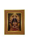  Goddess maa Kali Photo Frame  10x14 Inches-Brown Wooden Frame for Home , Office & Temple Decoration and Gifting