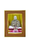 Sri Ramakrishna Paramahamsa Photo Frame  10x14 Inches-Brown Wooden Frame for Home , Office & Temple Decoration and Gifting