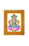 Goddess Lakshmi Photo Frame 10x14 Inches-Brown Wooden Frame for Home , Office & Temple Decoration and Gifting Goddess Lakshmi Photo Frame 10x14 Inches-Brown Wooden Frame for Home , Office & Temple Decoration and Gifting