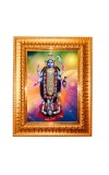Maa kaali Golden Designer Photo Frame | 10x14 Inch Religious Wall Hanging Frame for Home & Office Decoration | Hindu Deity Spiritual Gift Item