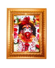 Maa tara Golden Designer Photo Frame | 10x14 Inch Religious Wall Hanging Frame for Home & Office Decoration | Hindu Deity Spiritual Gift Item