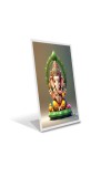 Car Desk/Table Top Ganupati Bappa Acrylic L-Style Photo Stand - 2.5x3.5 Inches, Compact and Stylish Spiritual Display Car Desk/Table Top Ganupati Bappa Acrylic L-Style Photo Stand - 2.5x3.5 Inches, Compact and Stylish Spiritual Display