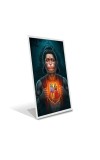 Car Desk/Table Top Jai Bajrang Bali Acrylic L-Style Photo Stand - 2.5x3.5 Inches, Compact and Stylish Spiritual Display Car Desk/Table Top Jai Bajrang Bali Acrylic L-Style Photo Stand - 2.5x3.5 Inches, Compact and Stylish Spiritual Display