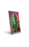 Car Desk/Table Top Lord Ganesha Acrylic L-Style Photo Stand - 2.5x3.5 Inches, Compact and Stylish Spiritual Display Car Desk/Table Top Lord Ganesha Acrylic L-Style Photo Stand - 2.5x3.5 Inches, Compact and Stylish Spiritual Display