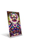 Car Desk/Table Top Jai  Jagannath Acrylic L-Style Photo Stand - 2.5x3.5 Inches, Compact and Stylish Spiritual Display