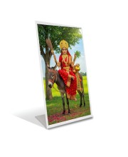 Car Desk/Table Top Jay maa sheetla Acrylic L-Style Photo Stand - 2.5x3.5 Inches, Compact and Stylish Spiritual Display