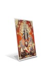 Car Desk/Table Top Maa durga Acrylic L-Style Photo Stand - 2.5x3.5 Inches, Compact and Stylish Spiritual Display Car Desk/Table Top Maa durga Acrylic L-Style Photo Stand - 2.5x3.5 Inches, Compact and Stylish Spiritual Display