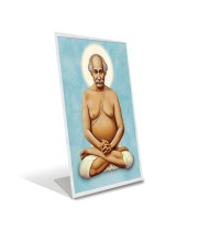 Car Desk/Table Top Lahiri Mahasaya Acrylic L-Style Photo Stand - 2.5x3.5 Inches, Compact and Stylish Spiritual Display