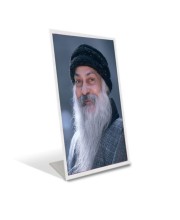 Car Desk/Table Top Osho Acrylic L-Style Photo Stand - 2.5x3.5 Inches, Compact and Stylish Spiritual Display